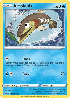 SWSH Black Star Promos Arrokuda Pokémon card